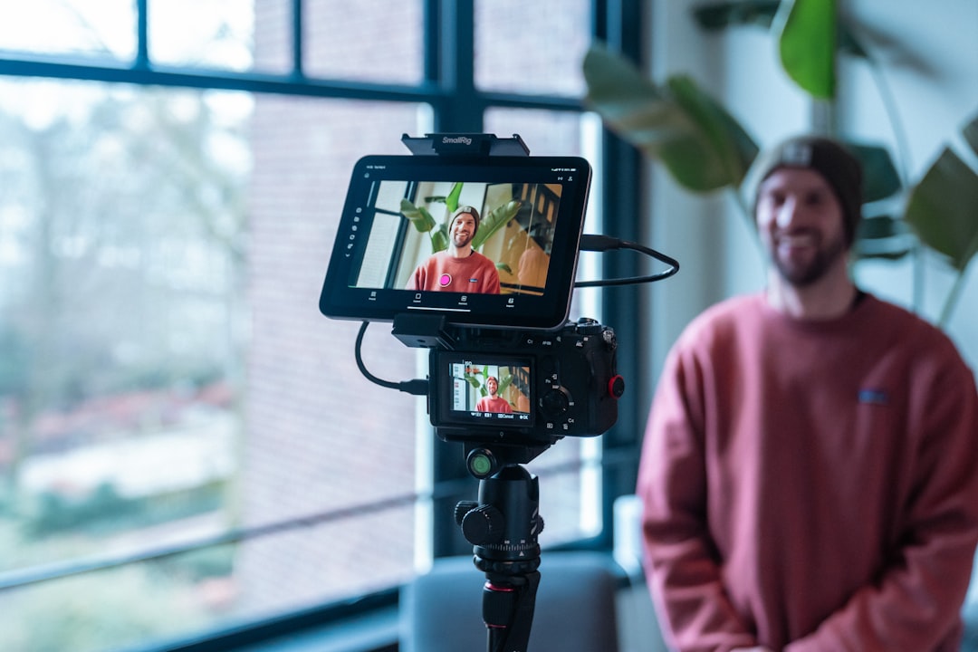 Behind the scenes from a livestream with Detail. We make it effortless to record, customize, and share professional video podcasts — all from your iPhone.